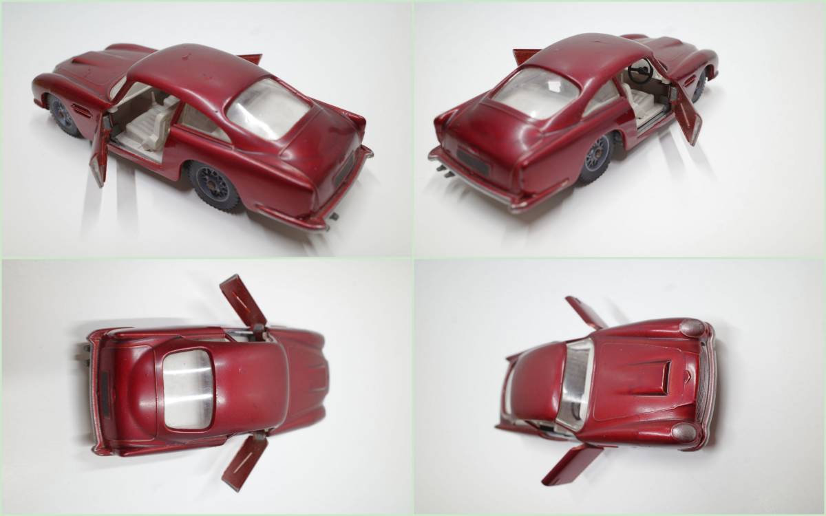 Mu16T◆現状品 No.130 solido ソリド Aston Martin DB5 Vantage (red/赤系) アストンマーティン ヴァンテージ ビンテージ vintage 当時物_画像9