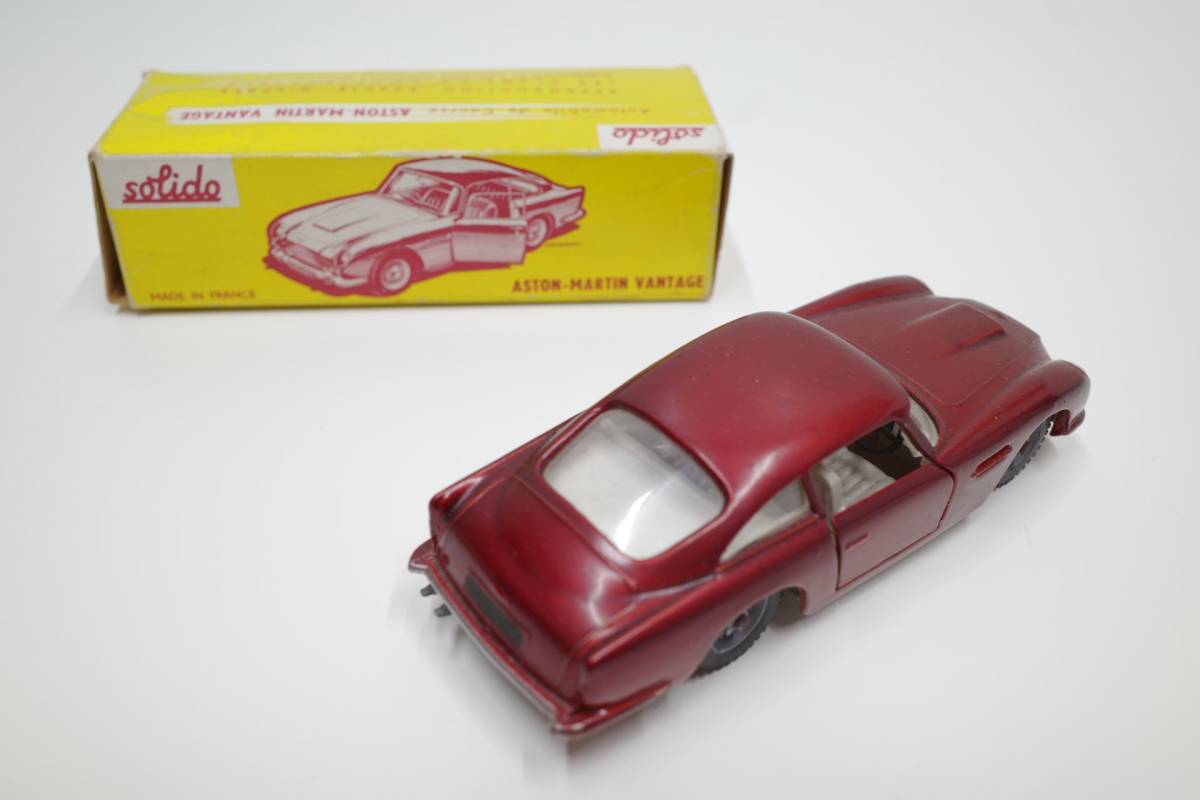 Mu16T◆現状品 No.130 solido ソリド Aston Martin DB5 Vantage (red/赤系) アストンマーティン ヴァンテージ ビンテージ vintage 当時物_画像4