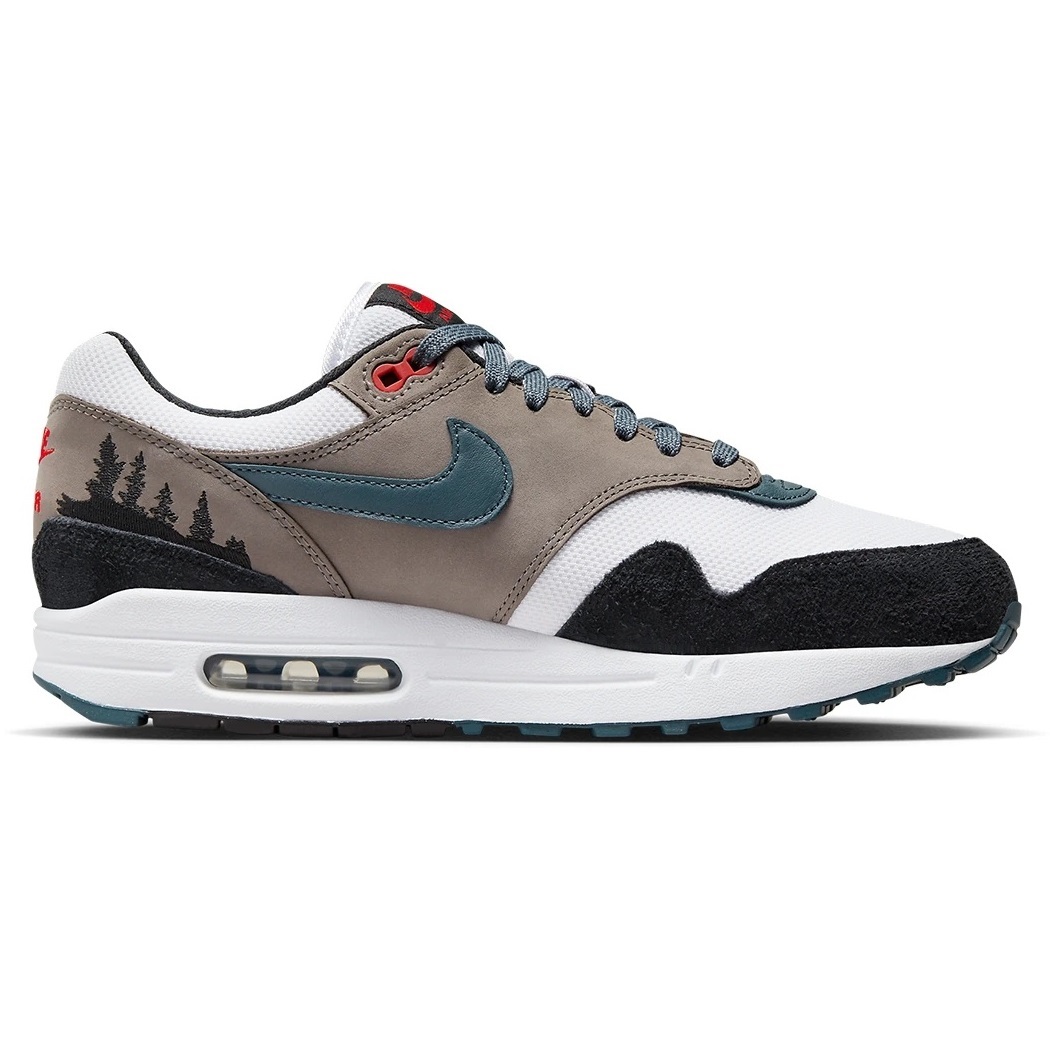 ☆NIKE AIR MAX 1 PRM ESCAPE 白/黒/濃灰/淡紺 27.0cm ナイキ エアマックス1 プレミアム エスケープ FJ0698-100_画像2