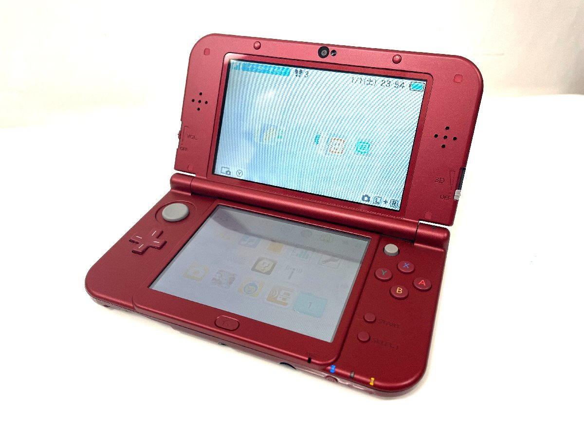 ☆Nintendo 任天堂 NEW 3DS LL 本体 RED-001 メタリックレッド 赤色