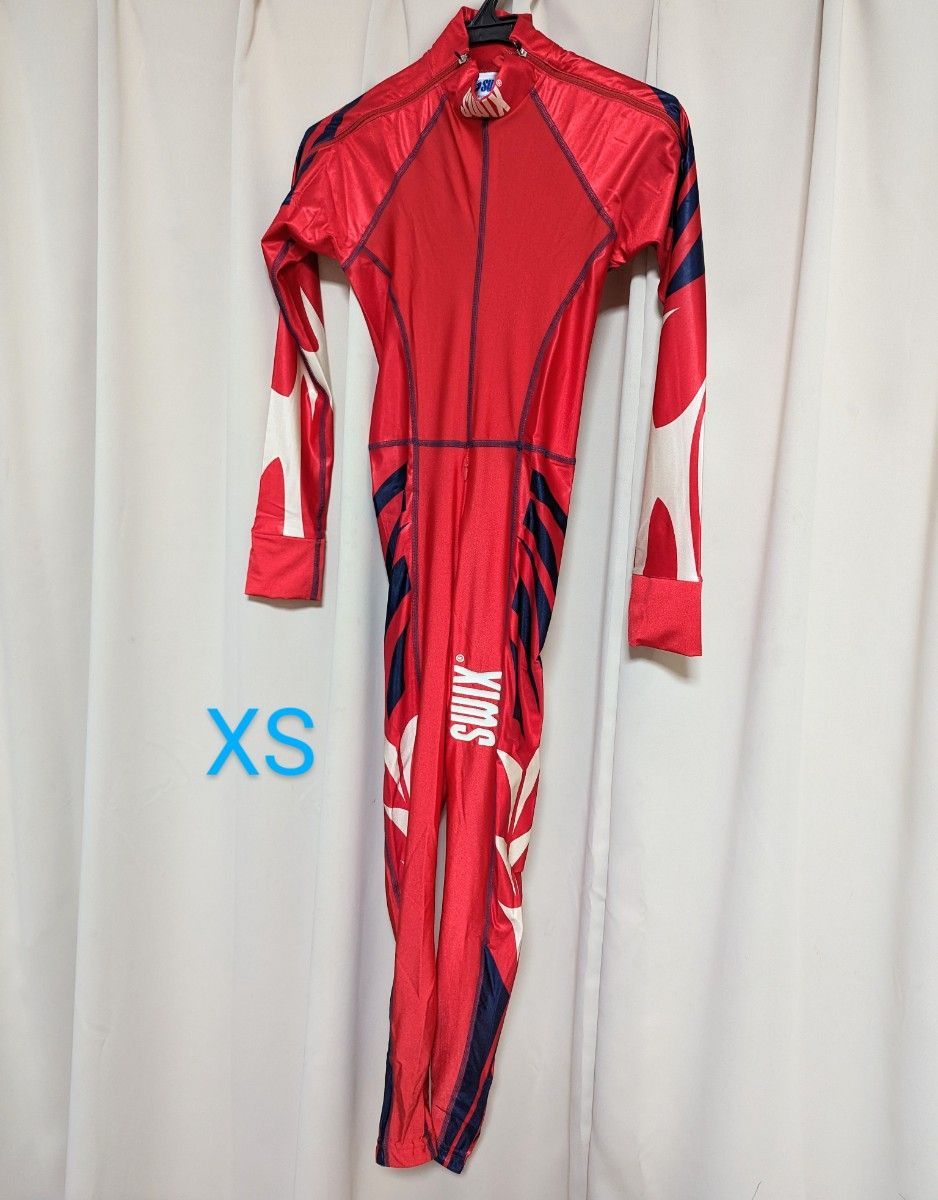 未使用品競技用 クロスカントリー ワンピース XSサイズ レッド