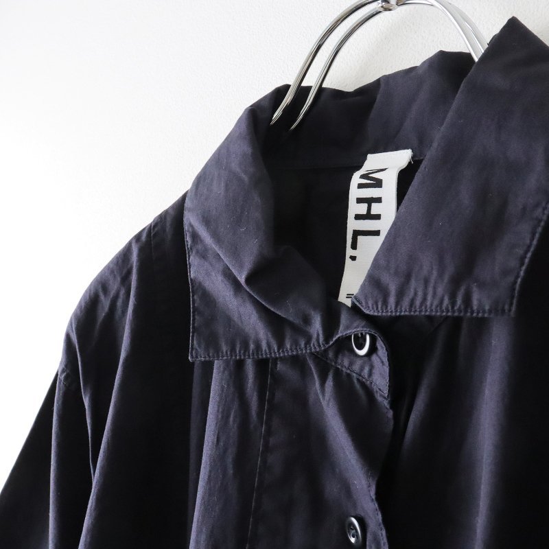 入荷中 MHL マーガレットハウエル エムエイチエル SHEER 2/ネイビー