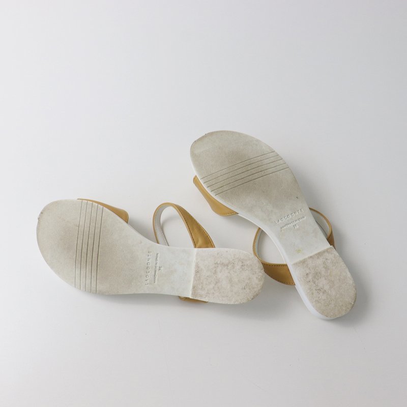 2022SSverumeiyupa- Iena VERMEIL par ienalao Conte LAOCOONTE special order sandals 36/ white strap [2400013555425]