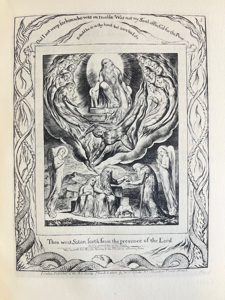 ★最終値下げ!!★ウィリアム・ブレイク★ヨブ記　挿画本★銅版画 22点記載★1927年出版★サイズ 約29㎝×23㎝★_画像3