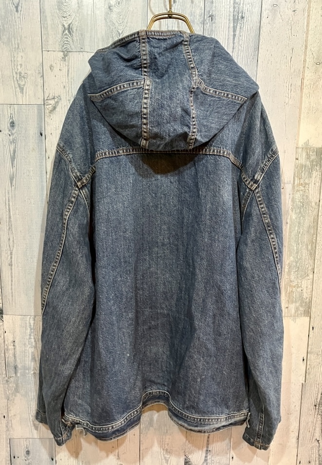 gap ギャップ デニム アノラックパーカー プルオーバー 名品復刻 gap ギャップ デニム アノラックパーカー プルオーバー 名品復刻