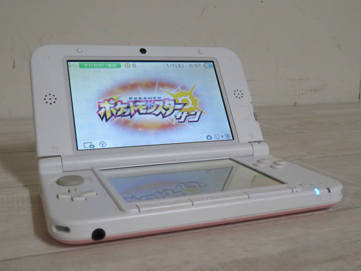 ニンテンドー3DS LL本体 任天堂 SPR-001 充電器/タッチペン付き 動作