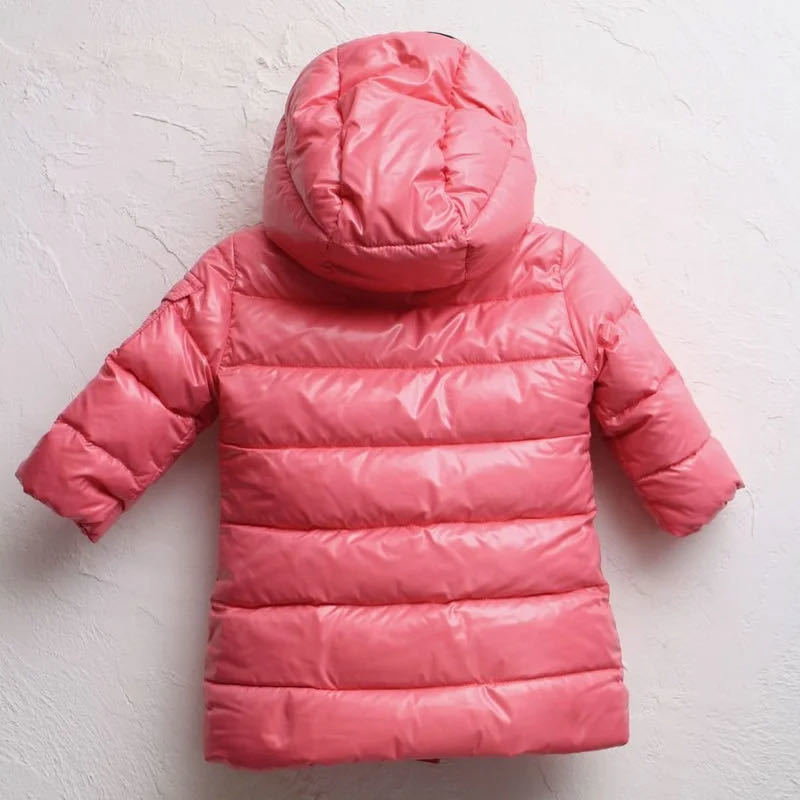 新品本物ベビー 6-9M 未使用品【MONCLER モンクレール】ピンクダウンコート60-70cm お誕生〜1歳くらいまで 出産祝 お誕生祝 アメリカ購入品_画像3