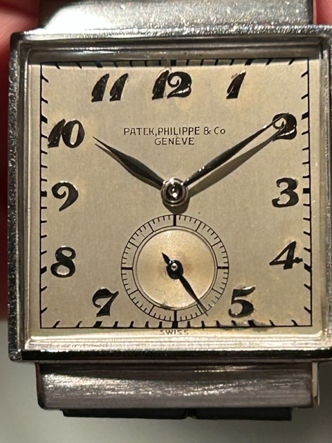 Patek Phillipe Patek Philips k air Ref.1408 SS stainless steel Breguet figure 1943 year archive * repair detailed statement attaching antique 
