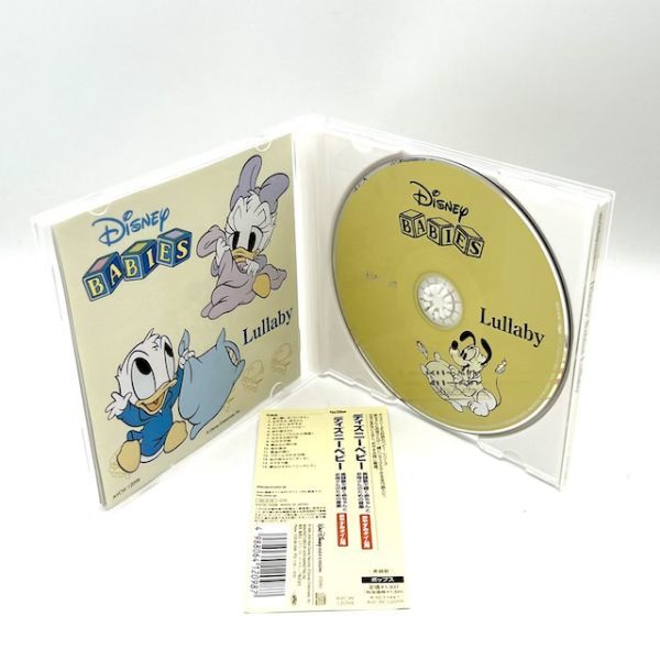 「ディズニーベビー おやすみタイム用 英語歌 / Disney Babies Lullaby (2000年・AVCW-12098)帯付き【良品/CD】 #8673_画像3
