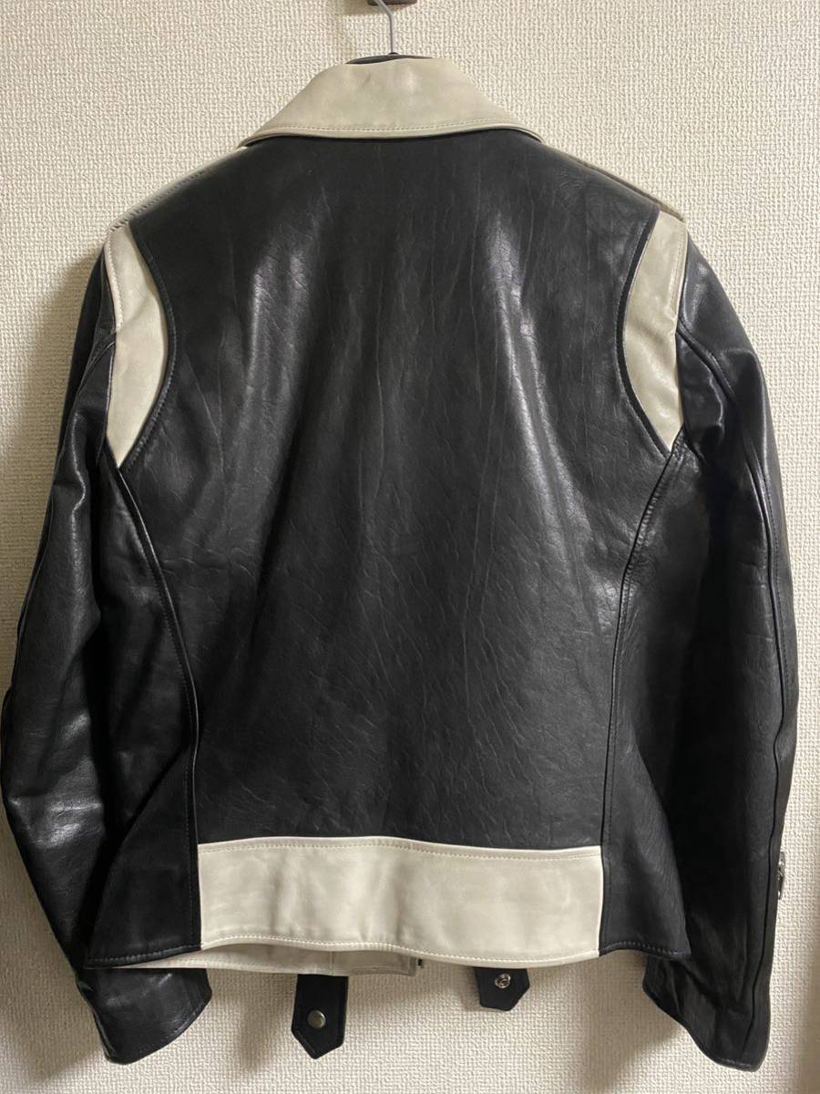 サンローランパリ 14ss レザーダブルライダースジャケット 48 サンローランパリ 14ss レザーダブルライダースジャケット 48