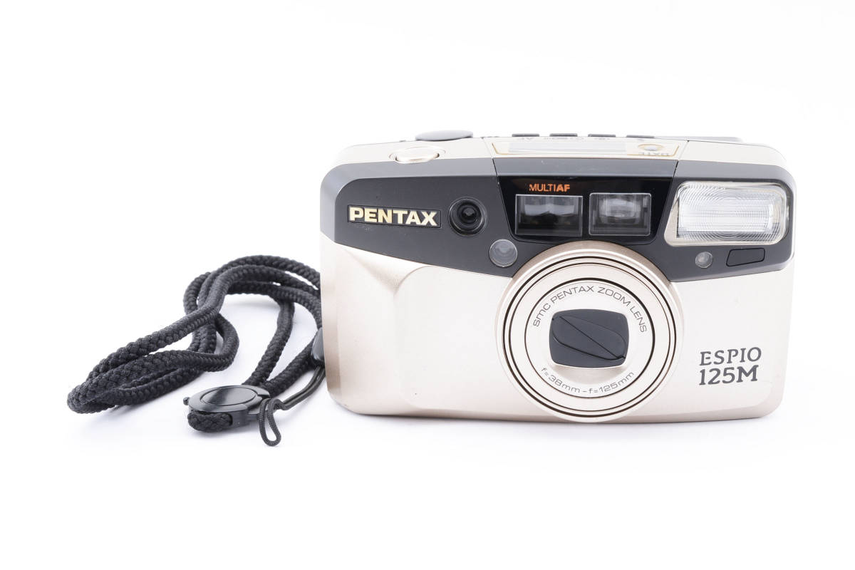 2441 【良品】 PENTAX ESPIO 125M 38mm-125mm Compact Film Camera ペンタックス コンパクトフィルムカメラ 1018_画像1