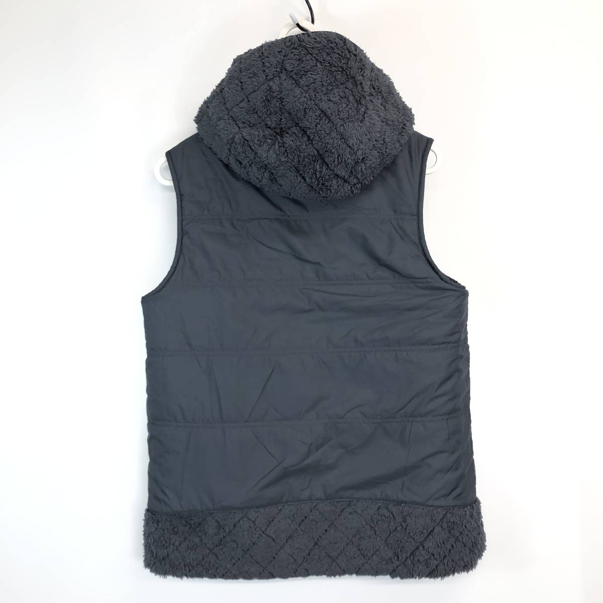 パタゴニア Patagonia ウィメンズ Los Gatos Hooded Vest ロスガトス フーデッド ベスト リバーシブル 25221 グレー系 Sサイズ_画像2