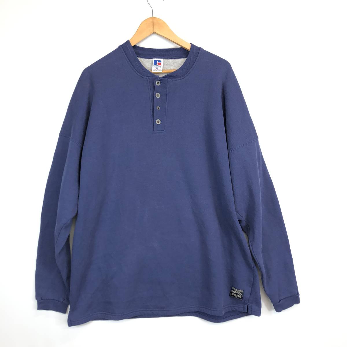 90s USA製 ラッセルアスレチック RUSSEL ATHLETIC ハーフボタン 90s USA製 ラッセルアスレチック RUSSEL ATHLETIC ハーフボタン