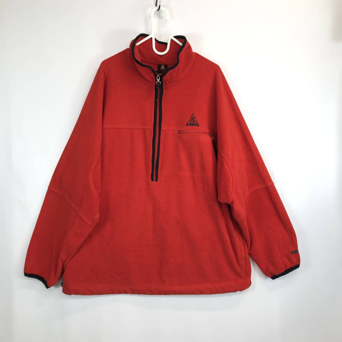 90s NIKE ACG ナイキ フリースジャケット レッド系 THERMA FIT 90s NIKE ACG ナイキ フリースジャケット レッド系 THERMA FIT