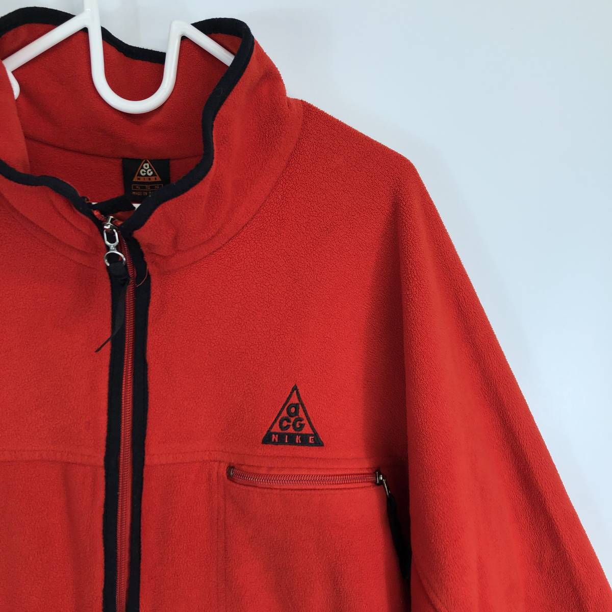 90s NIKE ACG ナイキ フリースジャケット レッド系 THERMA FIT 90s NIKE ACG ナイキ フリースジャケット レッド系 THERMA FIT