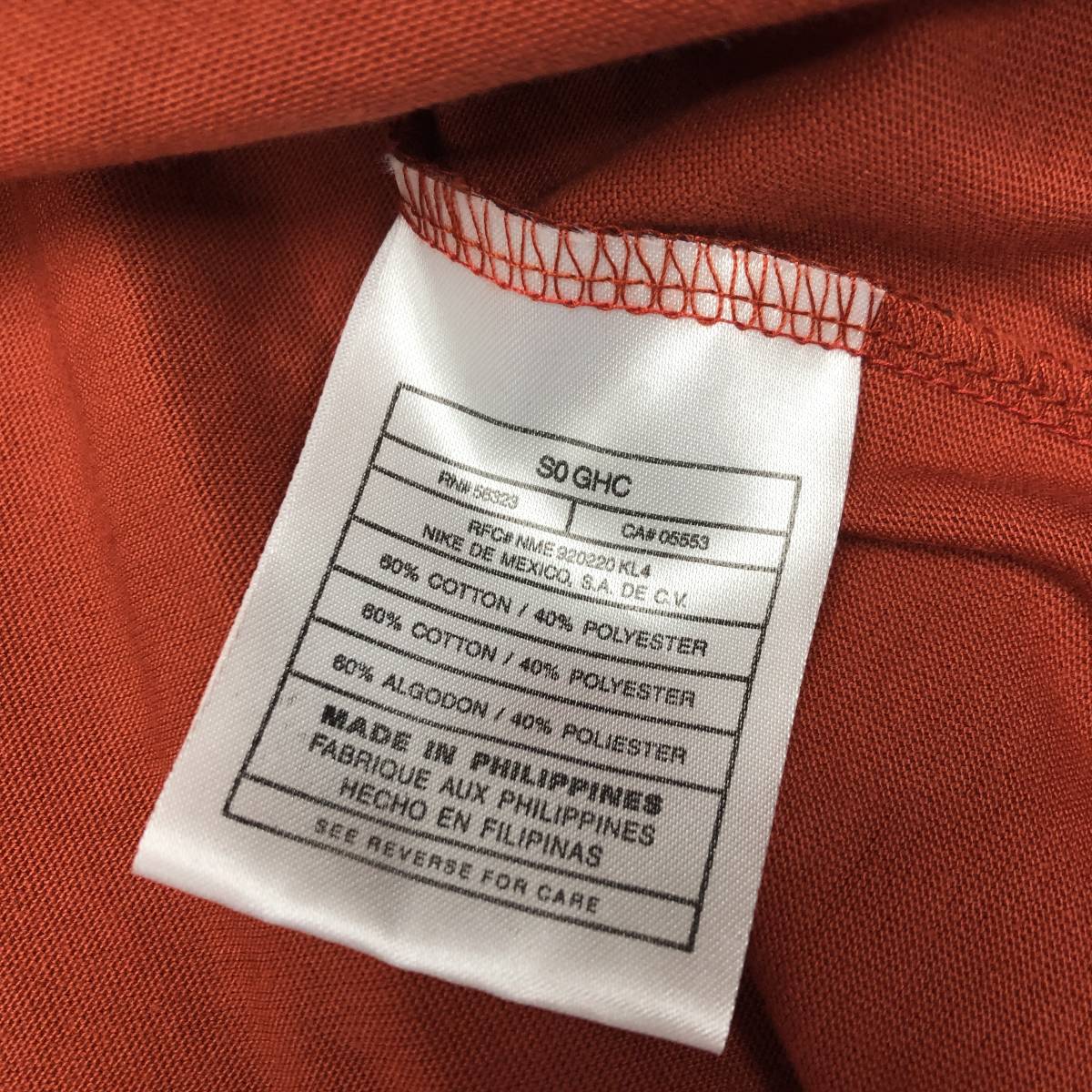 90s NIKE ナイキ 半袖Tシャツ Sサイズ 暗めのオレンジ S0GHC 90s NIKE ナイキ 半袖Tシャツ Sサイズ 暗めのオレンジ S0GHC