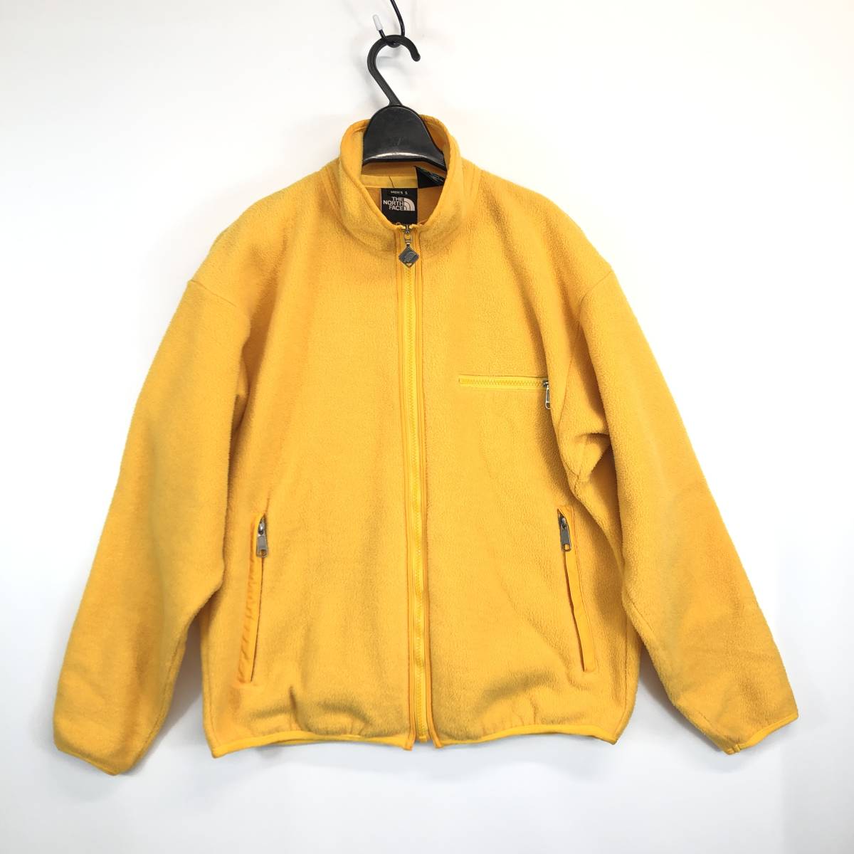 90s The North Face ノースフェイス アルマディラ ARMADILLA フリースジャケット Sサイズ メンズ マンゴーカラー