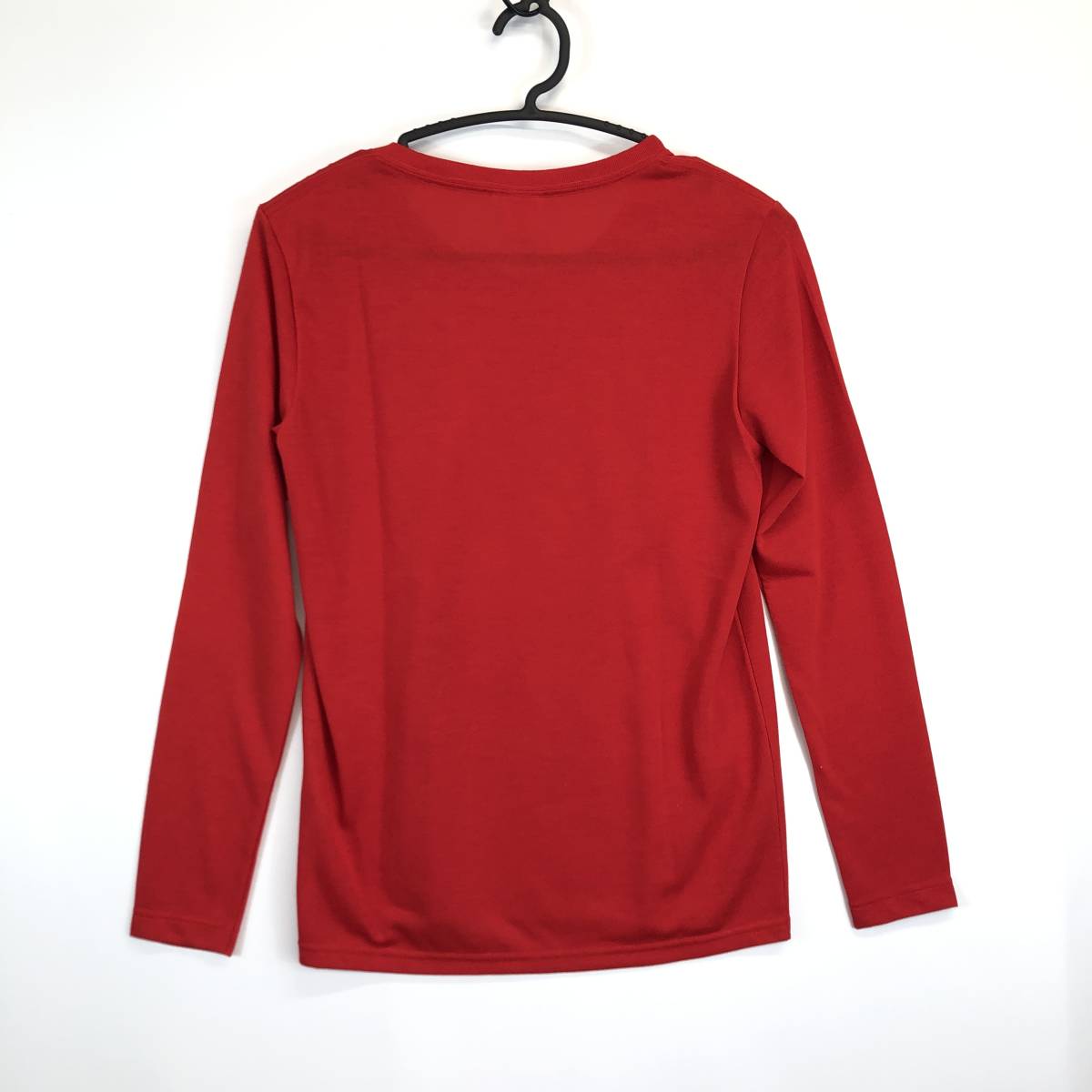 THE NORTH FACE(ノースフェイス) TEK TEE 長袖Tシャツ L/S LOGO TEE Women's Lサイズ レッド NTW37003