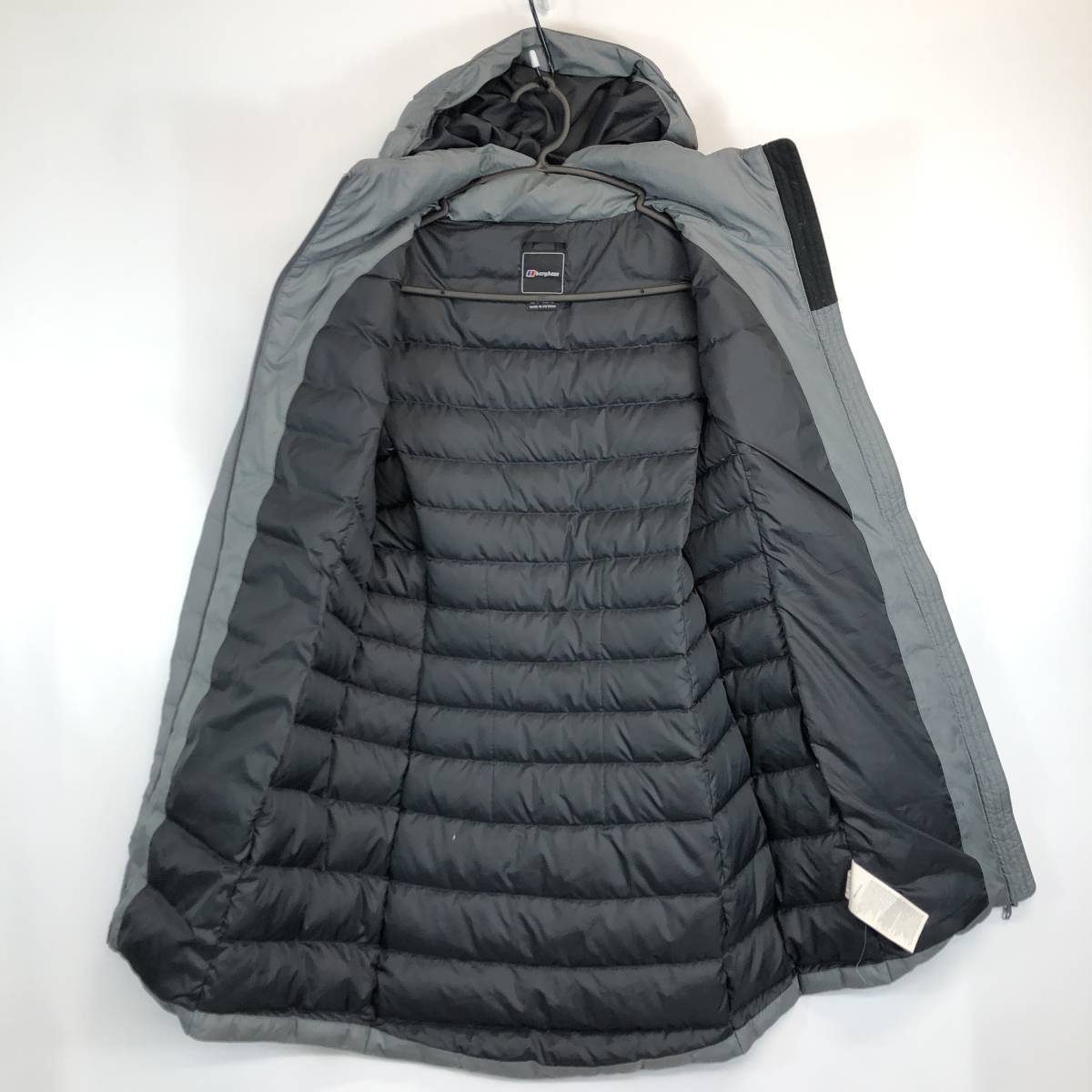 バーグハウス Berghaus ダウンコート 22118 ハドソニアン ロング ダウン ジャケット M HUDSONIAN LONG JACKET AF レディース グレー系_画像4