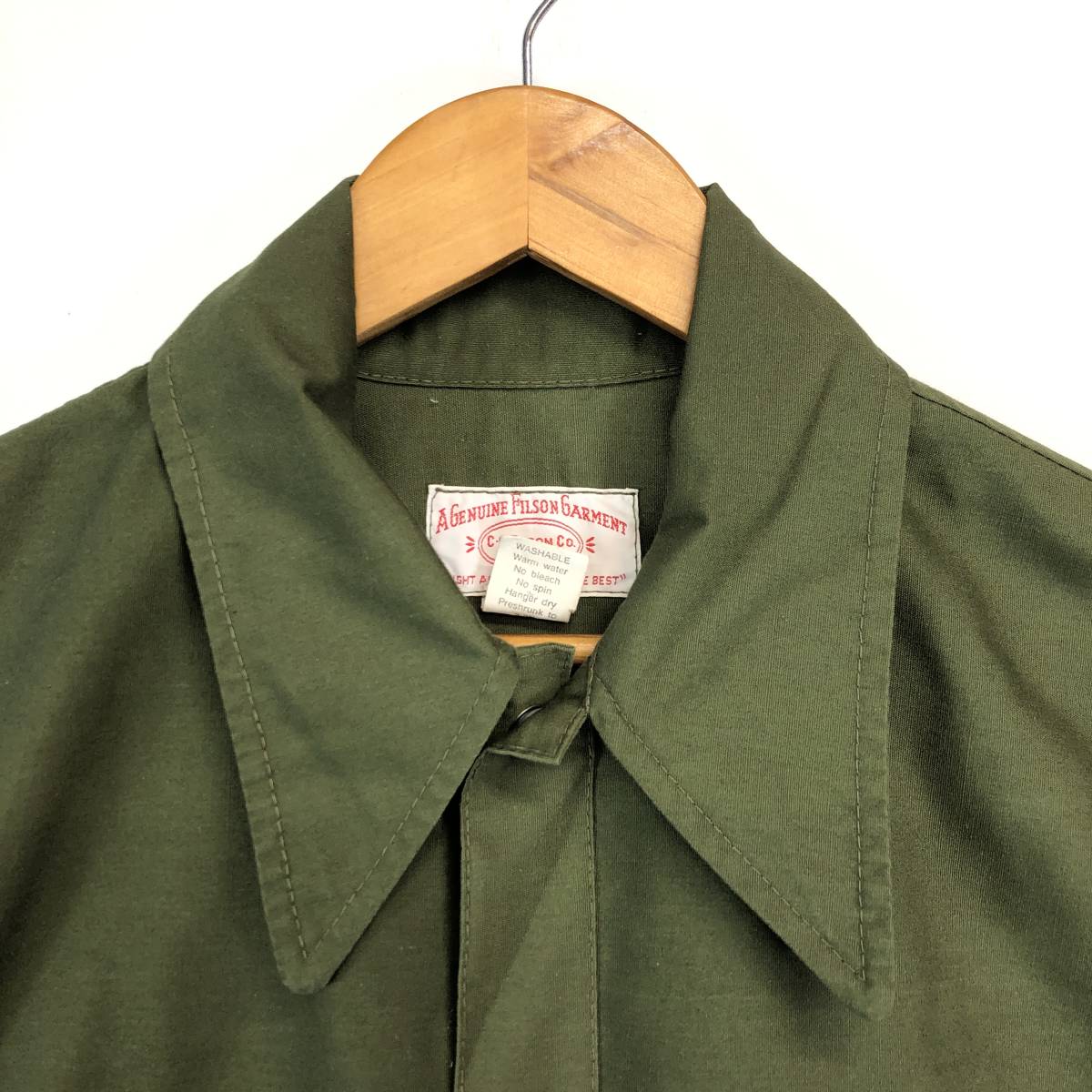 C.C.FILSON フィルソン ボタンシャツジャケット LOT95 Sサイズ? グリーン系