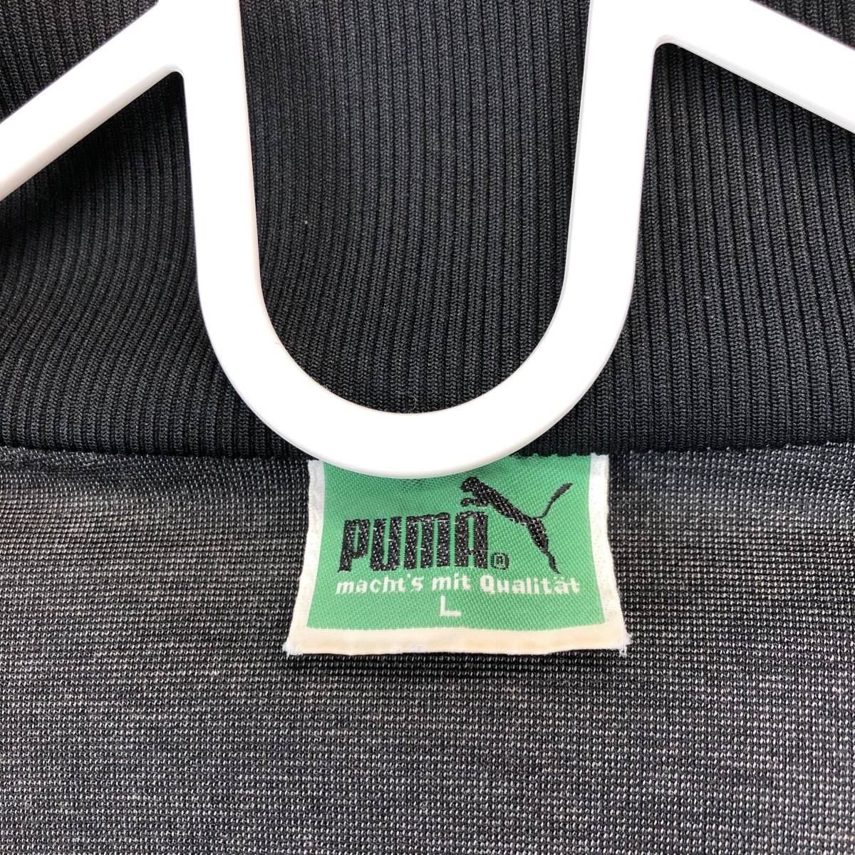 80s PUMA プーマ トラックジャケット ジャージ ブラック レッド 80s PUMA プーマ トラックジャケット ジャージ ブラック レッド