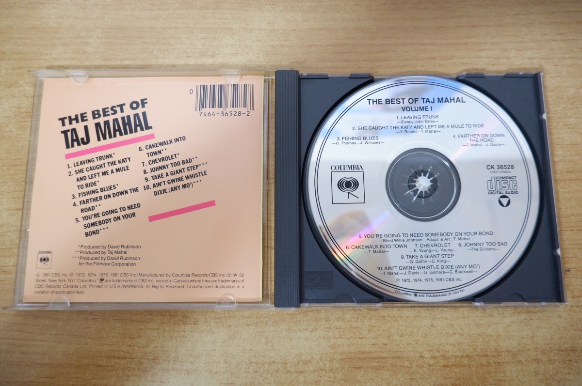 CDj-9843 Taj Mahal / The Best Of Taj Mahal Volume I_画像3