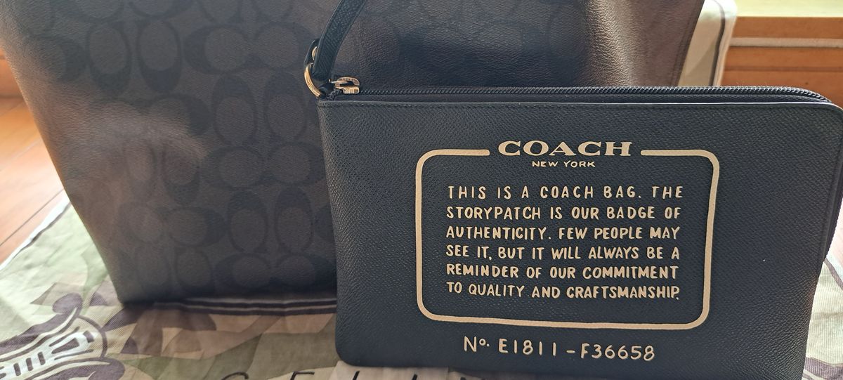 COACHトートバッグ【ポーチ付】