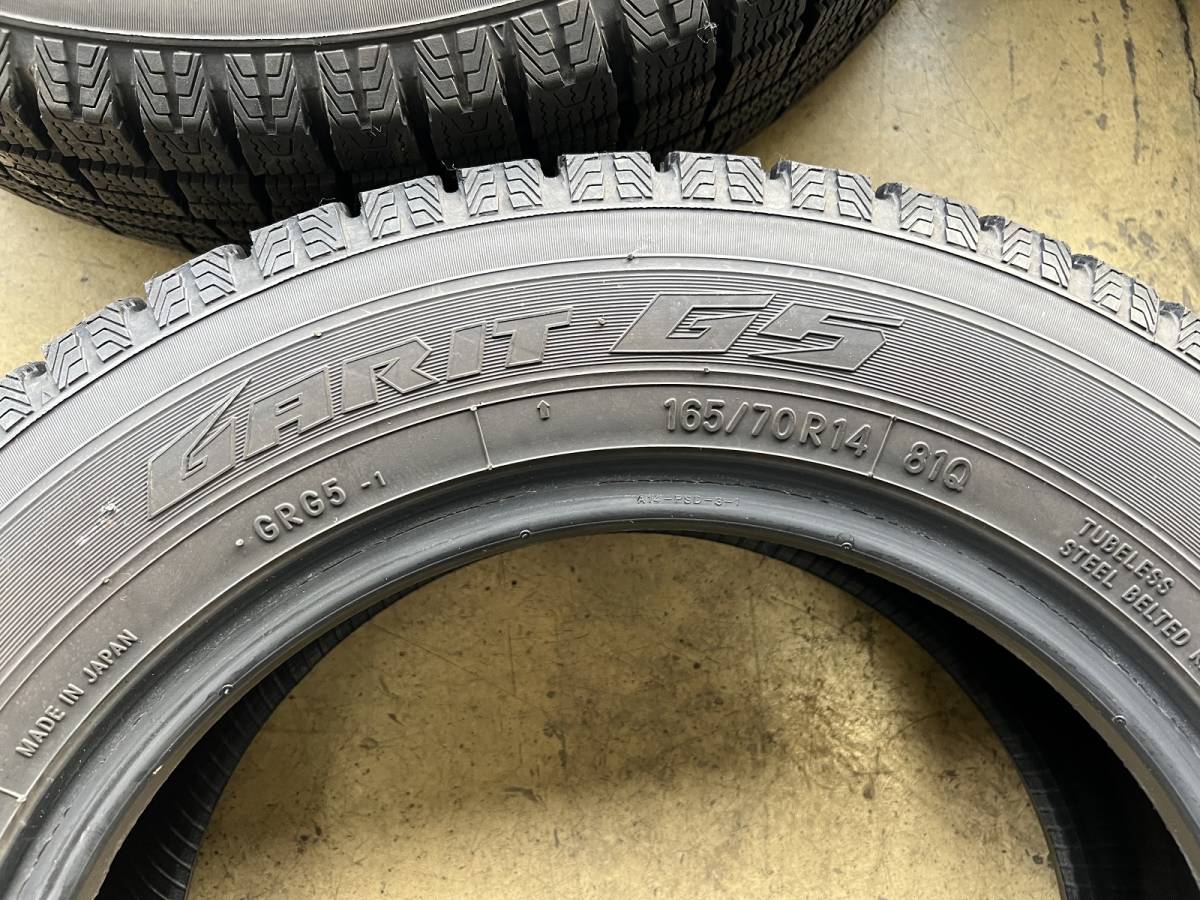 中古タイヤ　165/70R14　14インチ スタッドレスタイヤ トーヨータイヤ GARIT G5 スタッドレスタイヤ　14インチ 4本セット　6分山_画像7