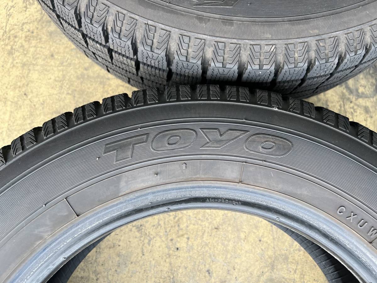 中古タイヤ　165/70R14　14インチ スタッドレスタイヤ トーヨータイヤ GARIT G5 スタッドレスタイヤ　14インチ 4本セット　6分山_画像9