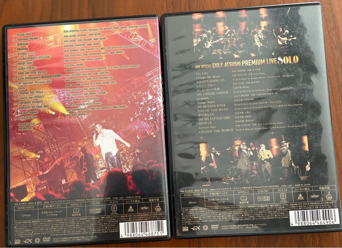  [国内盤DVD] EXILE ATSUSHI/EXILE ATSUSHI Premium Live〜The Roots〜他
