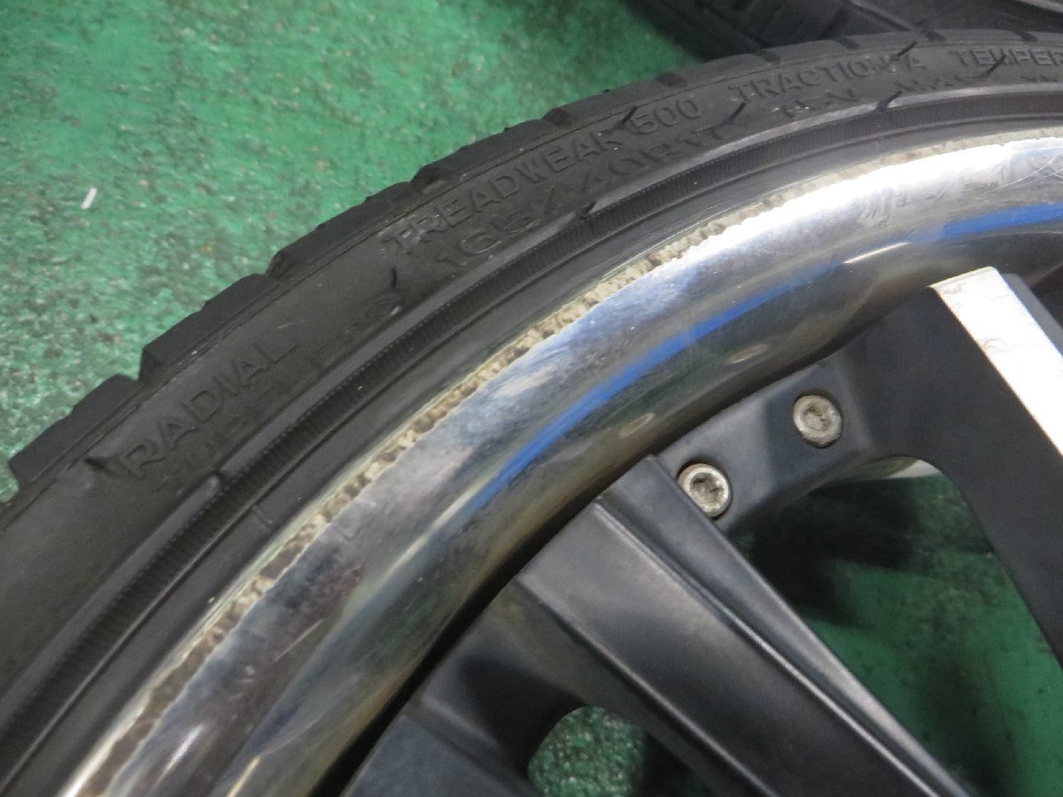 中古 社外 アルミ クレンツェ マジス 17×5.5J+45 4/100 & 中古 165/40R17 ナンカンNS-25 3本、ATR-K 1本 ４本セット_画像3