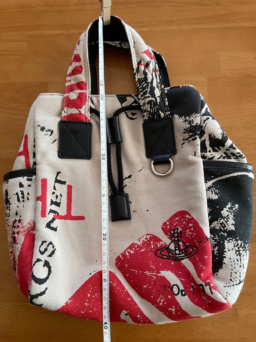 美品【Vivienne Westwood MAN】 “MAN RUBBISH” ミニトート 美品【Vivienne Westwood MAN】 “MAN RUBBISH” ミニトート