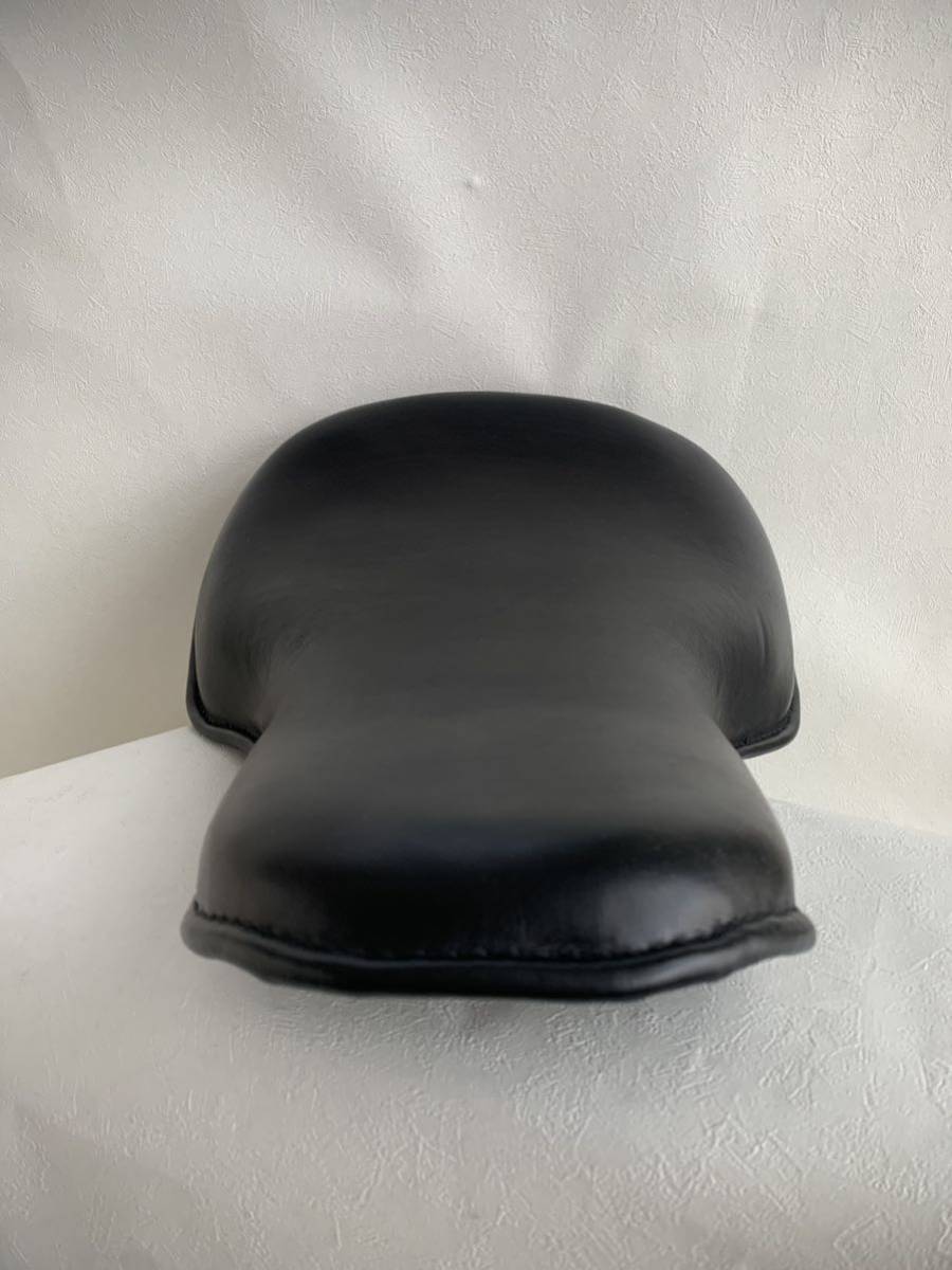  Tokyo bati made extremely thick original leather bati- seat 1940 period original base reproduction Knuckle panhead shovel DELUXE BUDDY SEAT