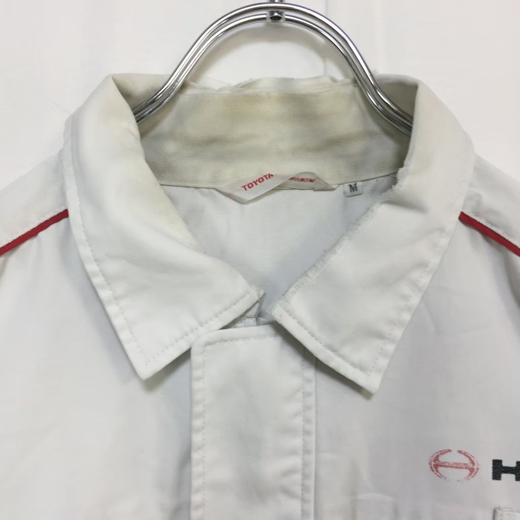 * очень редкий! трудно найти *HINO Hino Motors длинный рукав рабочая одежда рабочая одежда жакет серый красный M мужской K90 c5146