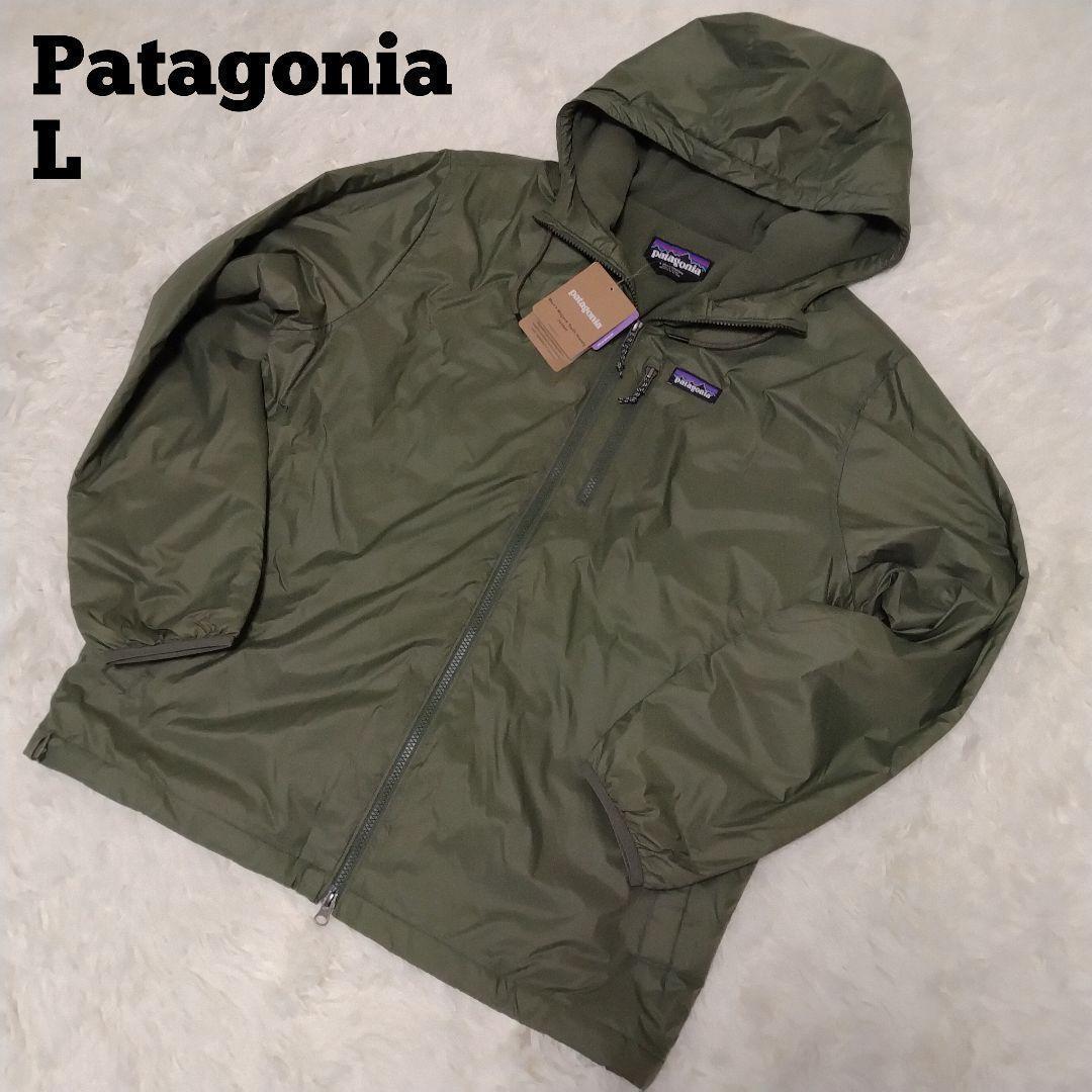 【タグ付き】Patagonia フリース ブルゾン パーカー L カーキ_画像1