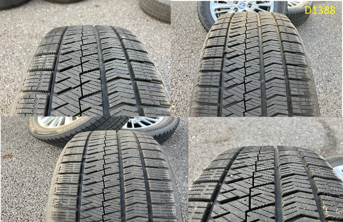 (D1388)AWタイヤ★30アルファード・ヴェルファイア後期■TOYOTA純正／BRIDGESTONE BLIZZAK VRX2【215/60R17】2019年製造☆売り切り☆彡_画像8