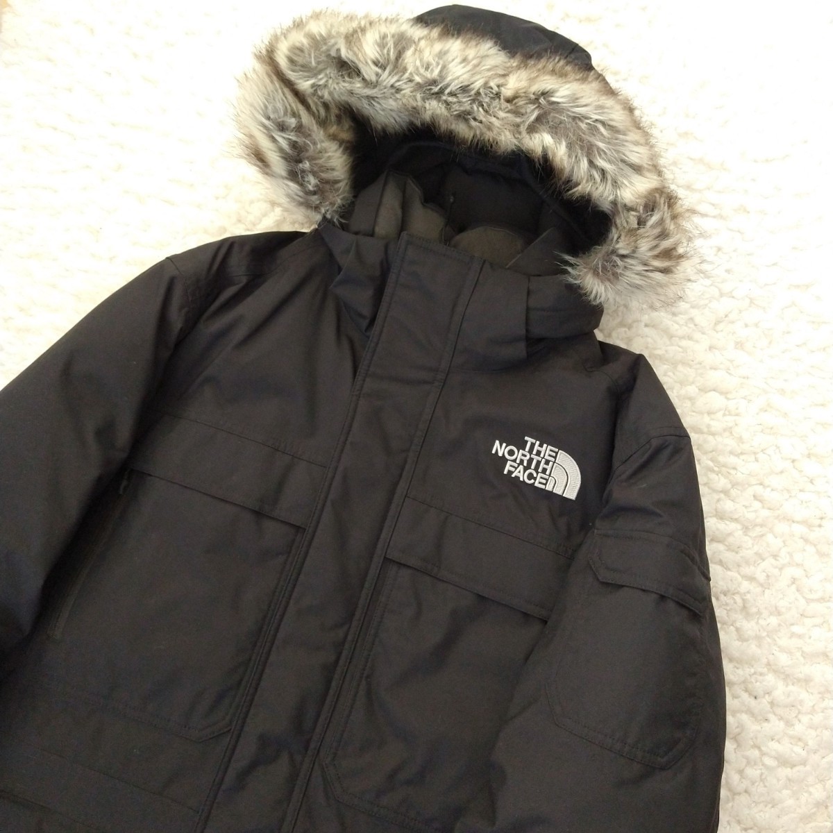 ノースフェイス THE NORTH FACE マクマードパーカ 3 黒 ND51813Z MCMURDO PARKA III ブラック サイズM 直営店限定 美品_画像3