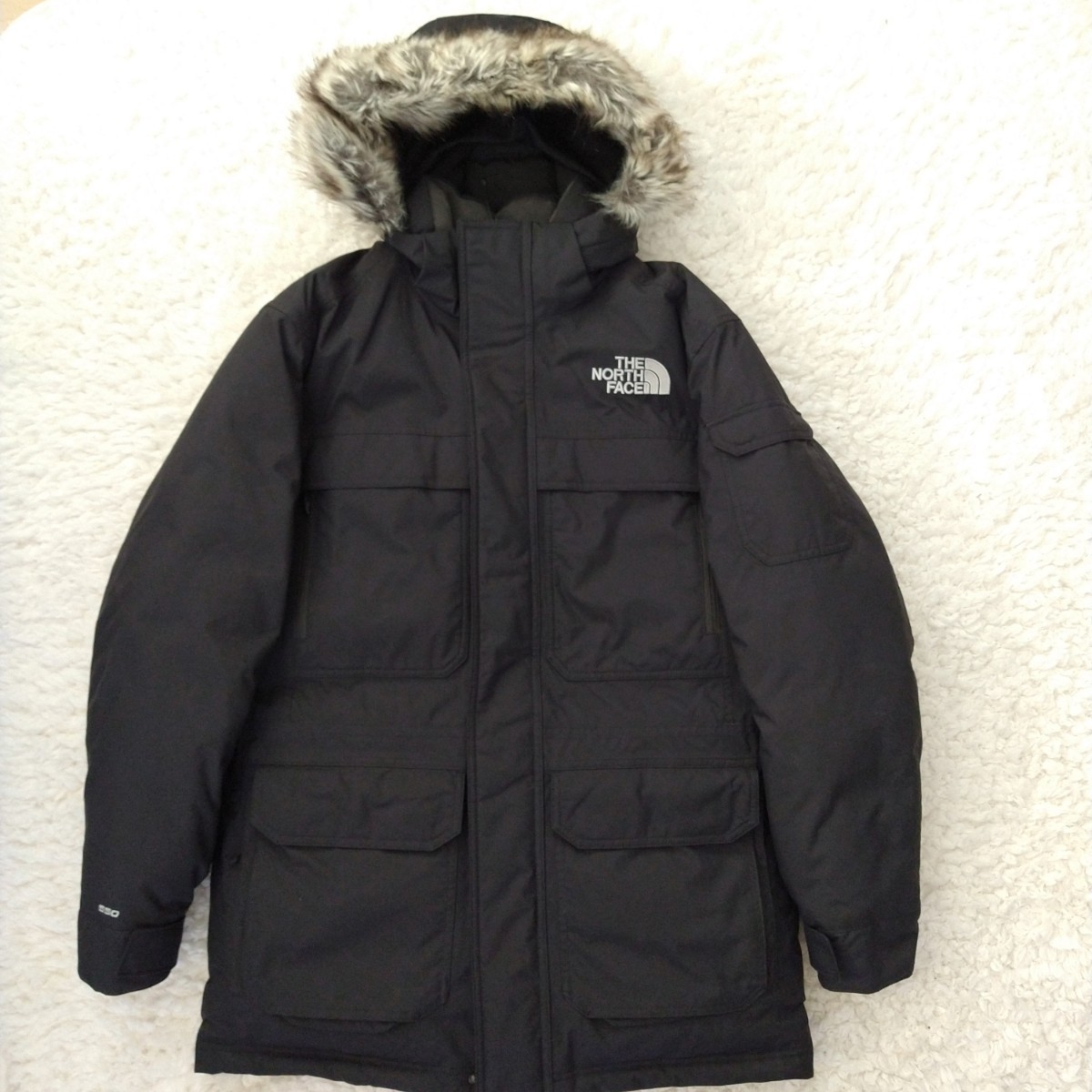 ノースフェイス THE NORTH FACE マクマードパーカ 3 黒 ND51813Z MCMURDO PARKA III ブラック サイズM 直営店限定 美品_画像1