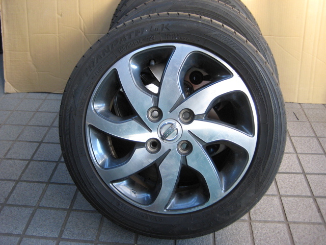 中古　日産　純正　ルークス　ML21S　4本セット 165/55R14 TOYO トーヨー TRANPATH LuK トランパス_画像2