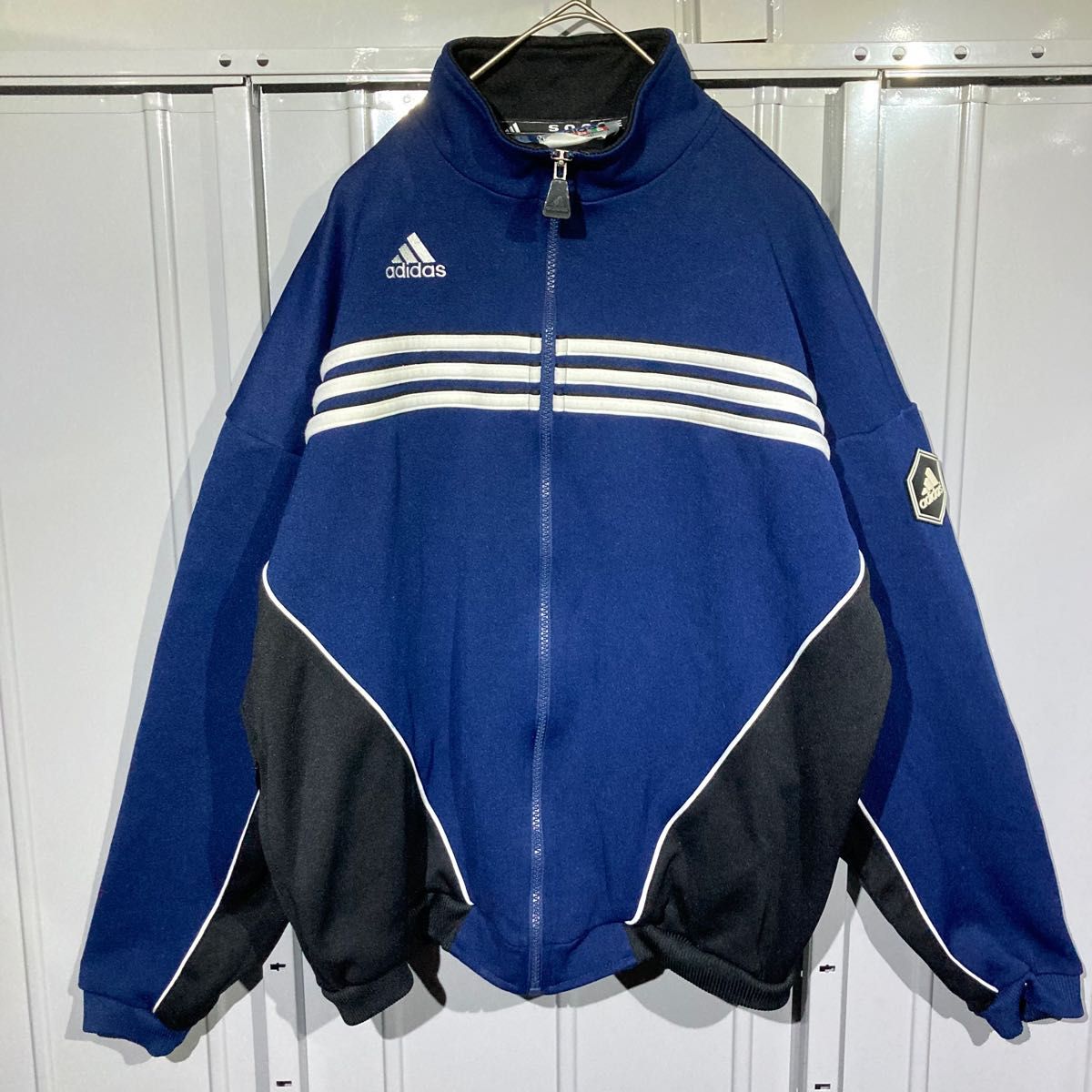 90s vintage】adidas アディダス ワンポイントロゴ ストライプ