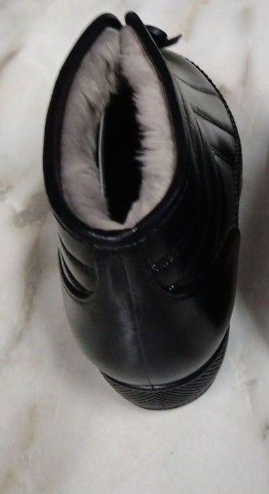 【新品】オタフク 磁気付　防寒ショートブーツ　ブラック　レディースL（24-24.5cm）　お多福
