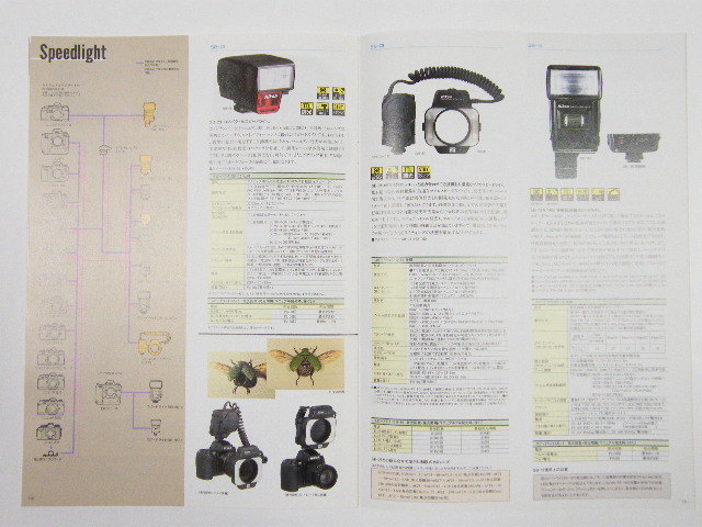 ◎ Nikon アクセサリー カタログ バッテリーパック・モータードライブ・データバック・スピードライト編 2001.3.20_画像5