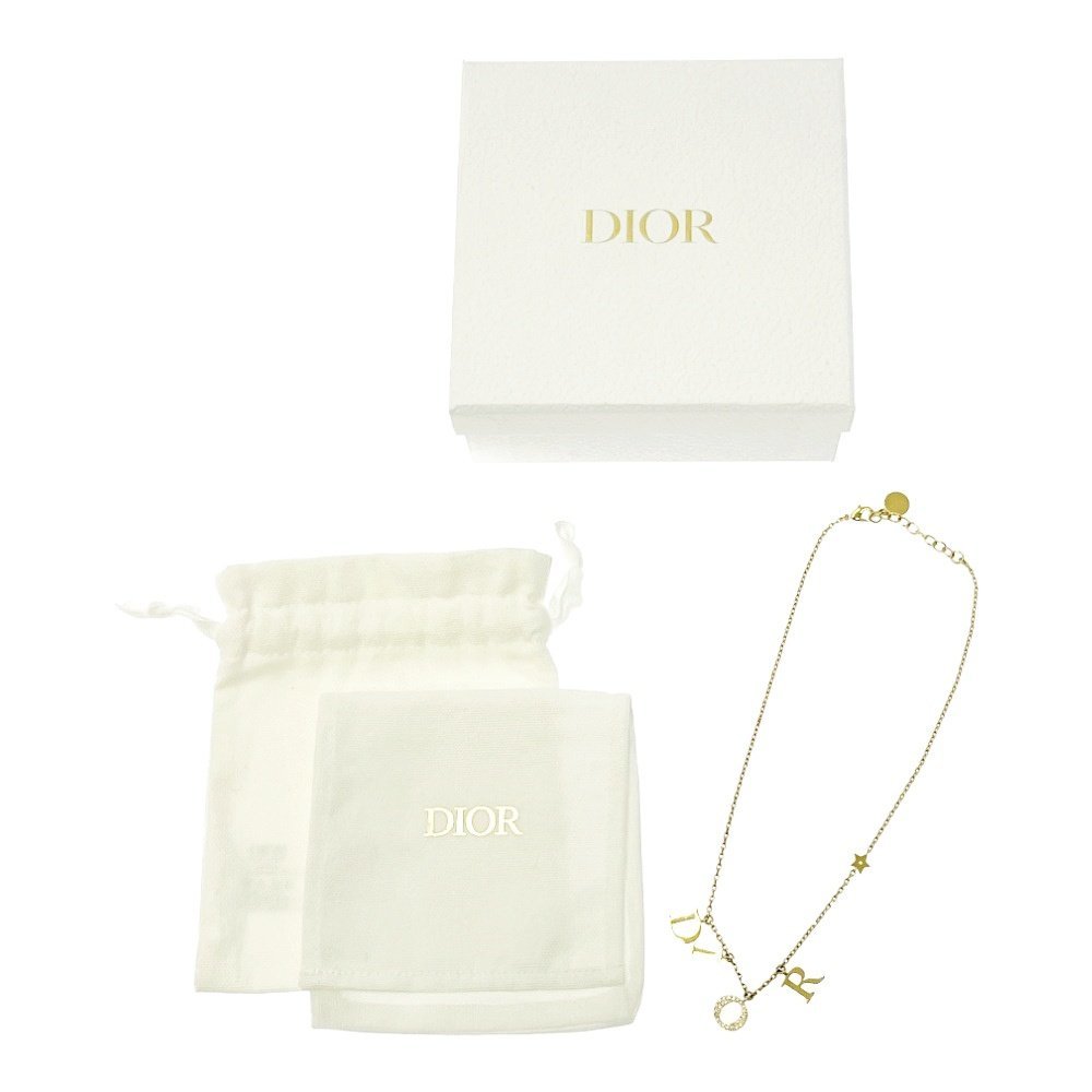 期間限定】 【箱付き】 Dior ネックレス 202955 ゴールド ネックレス