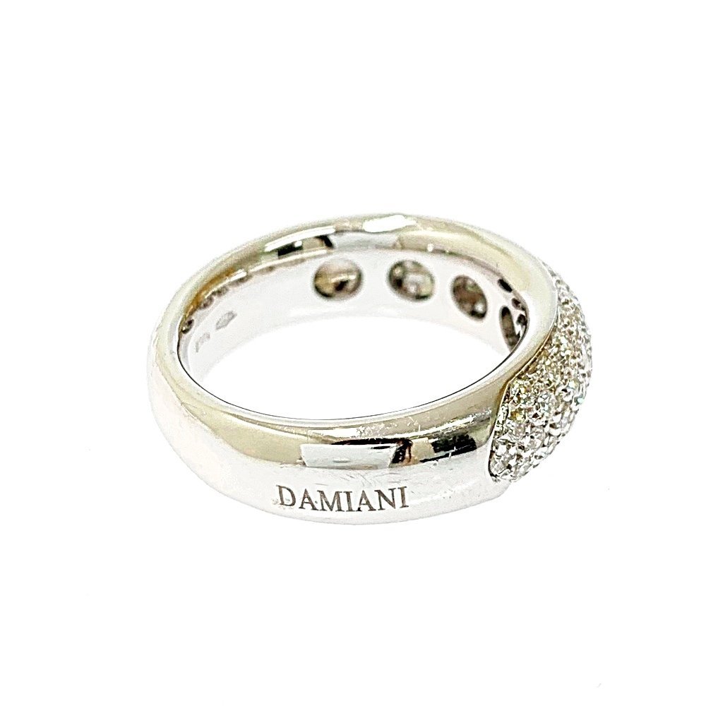 【箱付き】 Damiani ダミアーニ 750WG パヴェダイヤ リング 8.7g 174657 リング・指輪_画像4