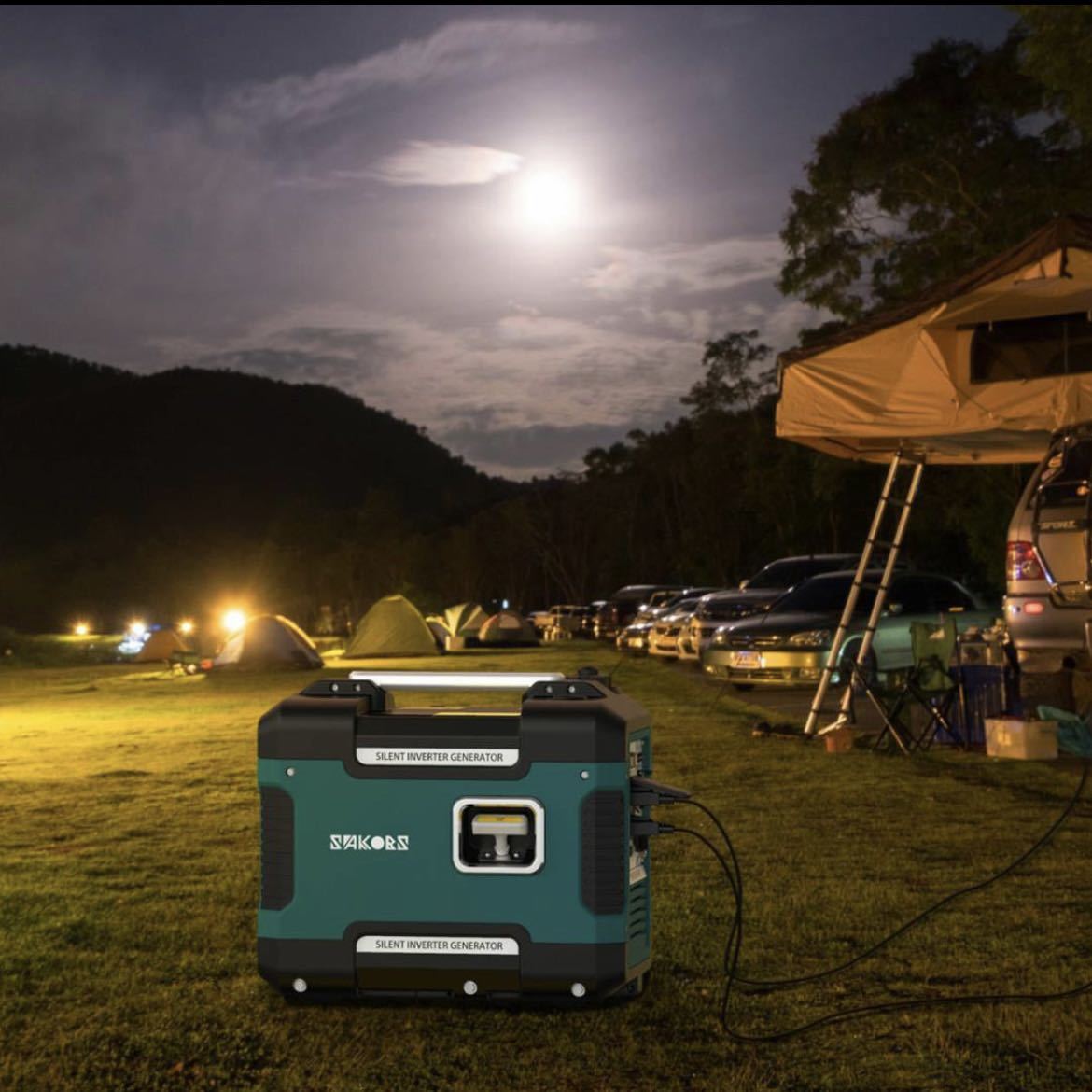 SAKOBS インバーター発電機 防音型定格出力1700w 即日発送