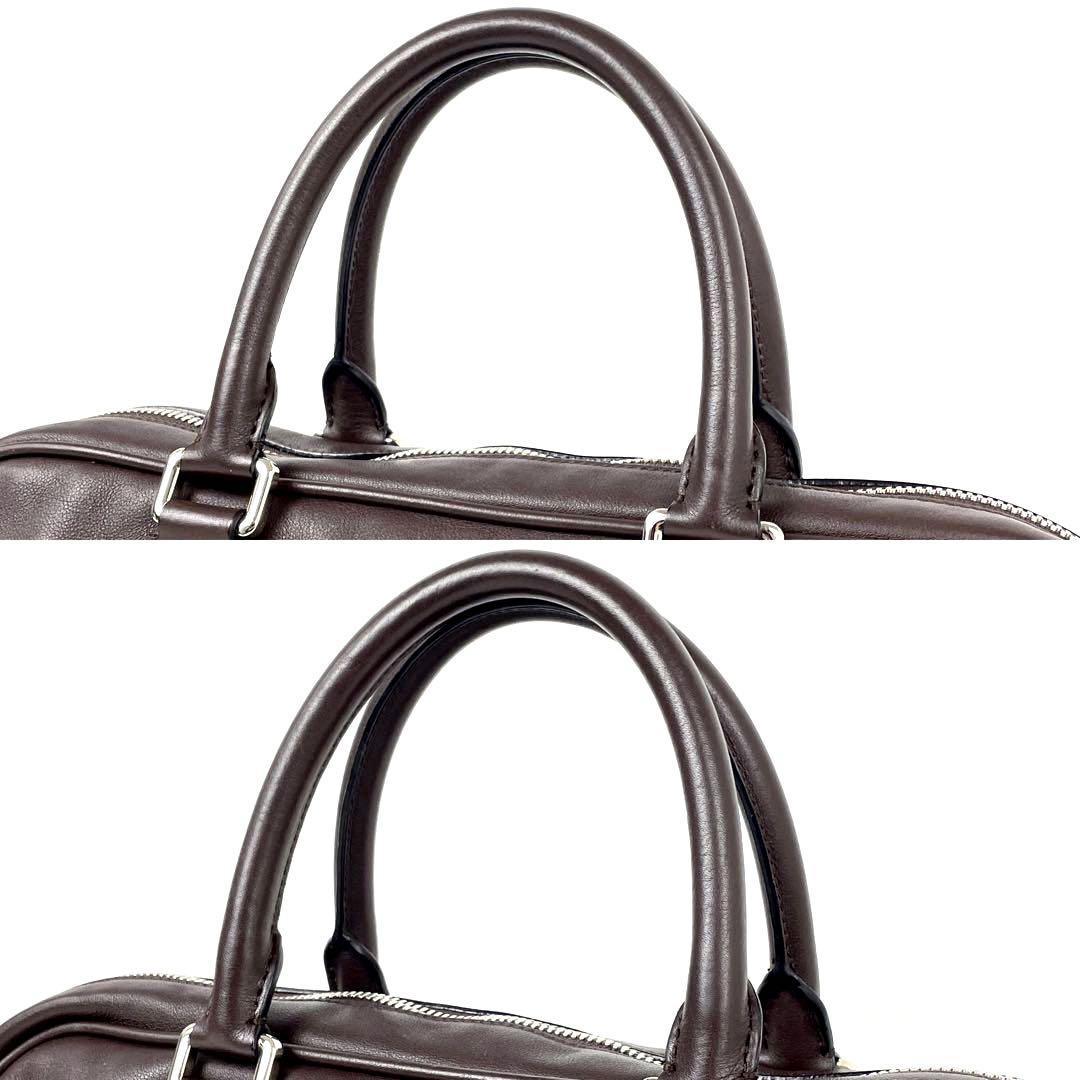 極美品 LOEWE ロエベ ハンドバッグ アマソナ75 アナグラム ロゴ型押し
