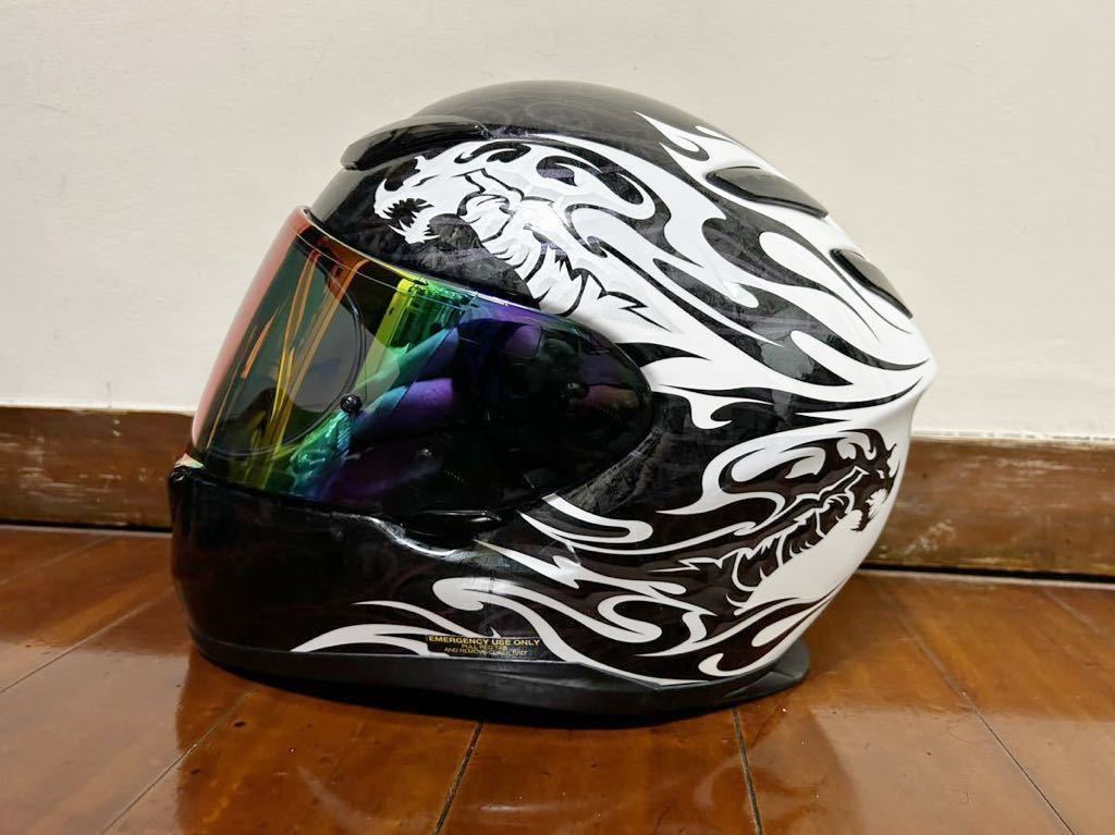 美品　SHOEI XR1100ベオウルフ Mサイズ　ミラーシールド他、2枚シールド付_画像1