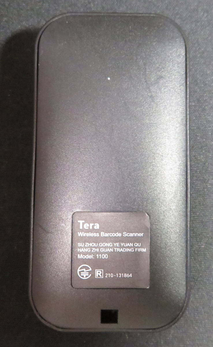 送料220円☆中古☆Tera 小型 レーザー バーコードスキャナー 有線＆無線 USB 2.4G Bluetooth対応 ハンディスキャナ 1100　通電確認済_画像4