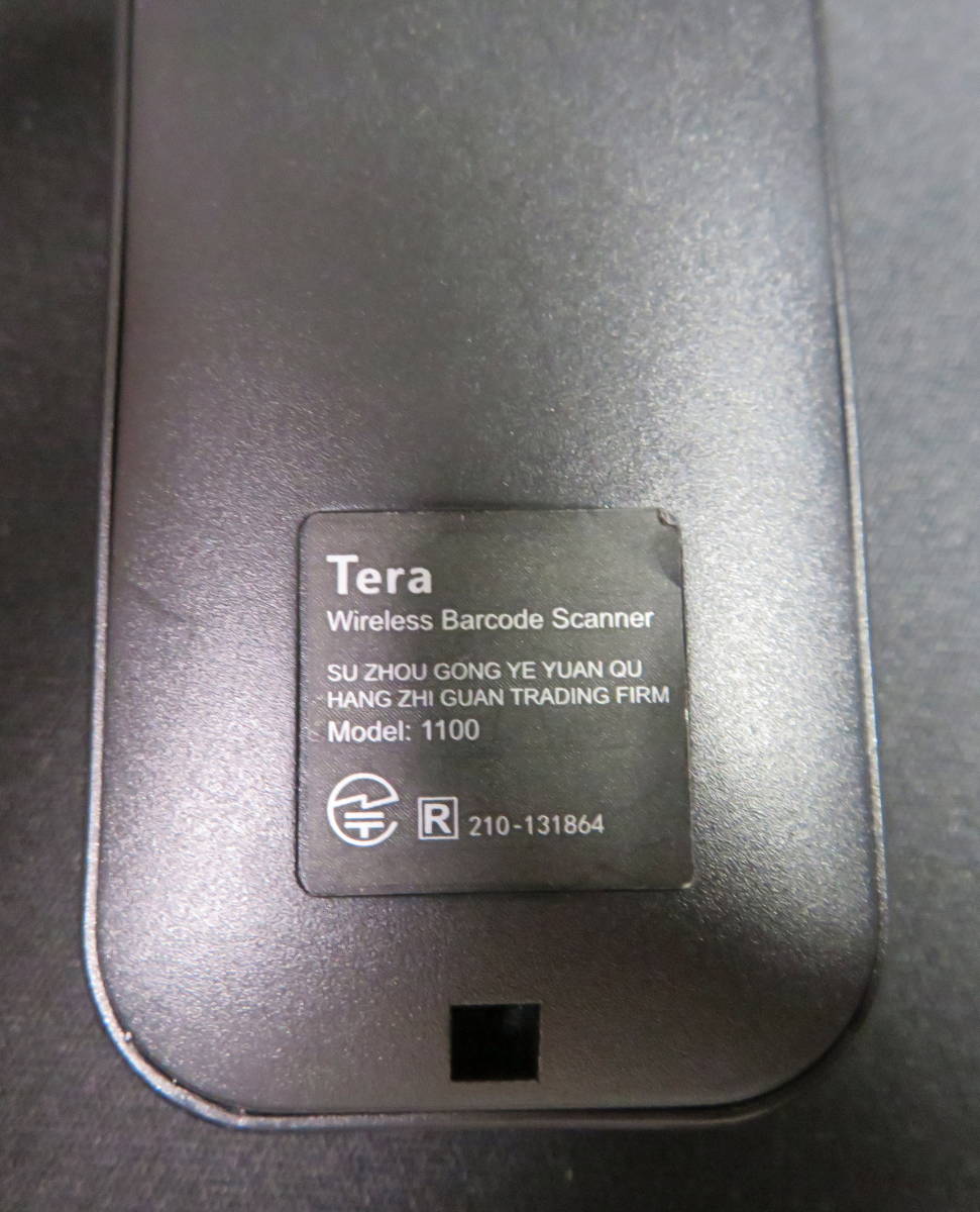 送料220円☆中古☆Tera 小型 レーザー バーコードスキャナー 有線＆無線 USB 2.4G Bluetooth対応 ハンディスキャナ 1100　通電確認済_画像5