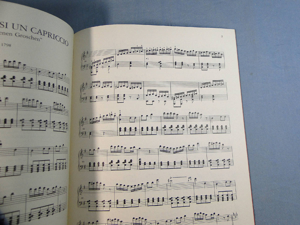 o) ピアノ譜 ベートーヴェン アラ・インカレーゼ〈なくした小銭への怒り〉op129 ウィーン原典/音楽之友[1]0467_画像2